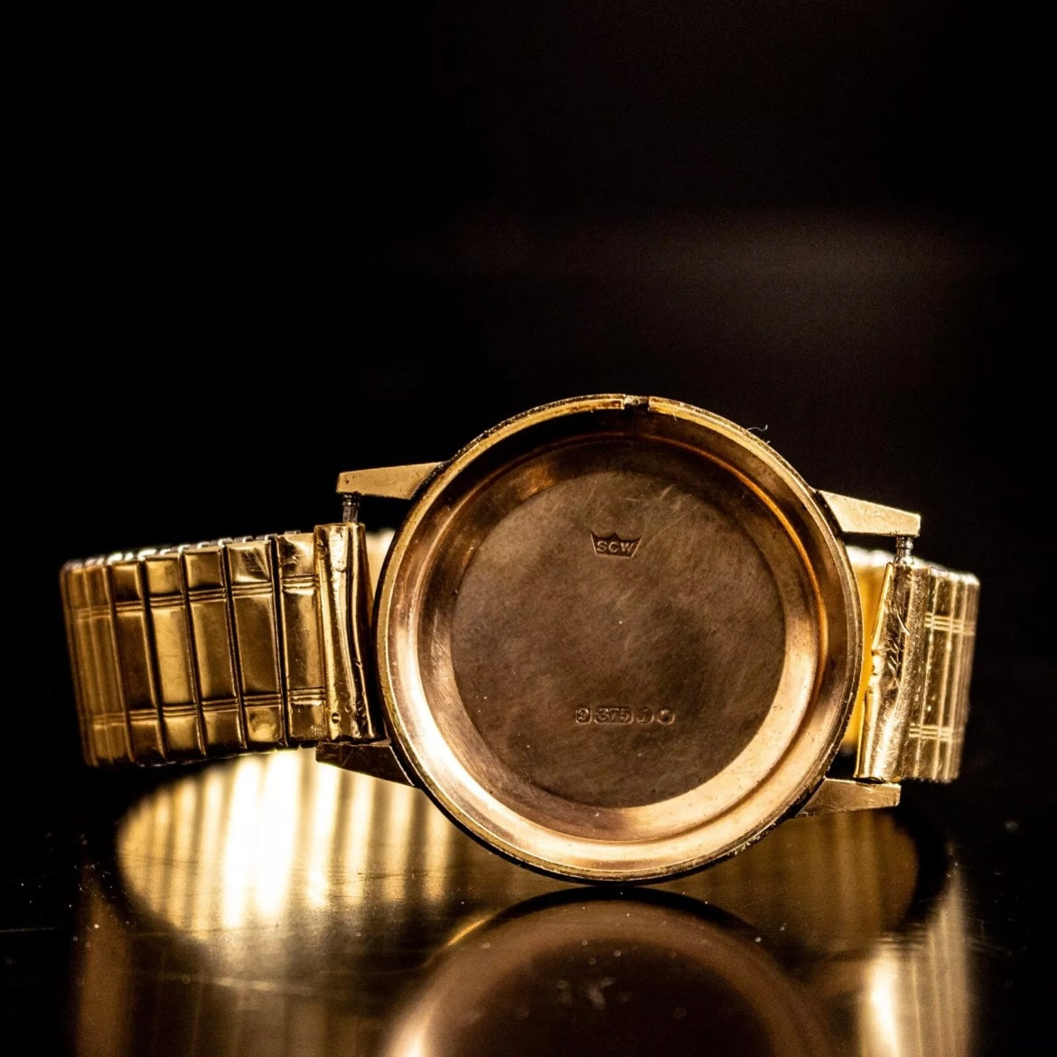 Vintage Smiths Astral 9ct Gold Watch Made In England