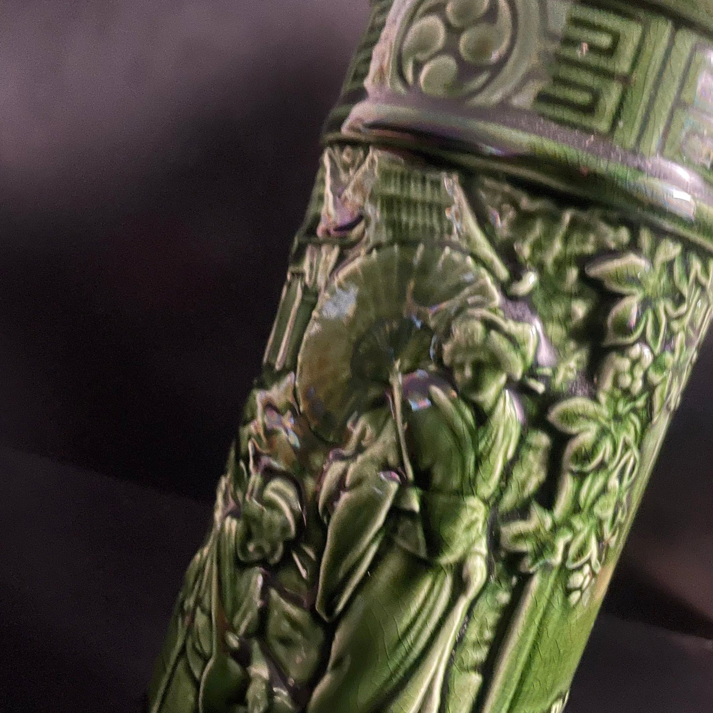 Vintage Bretby England 959 A Green Vase