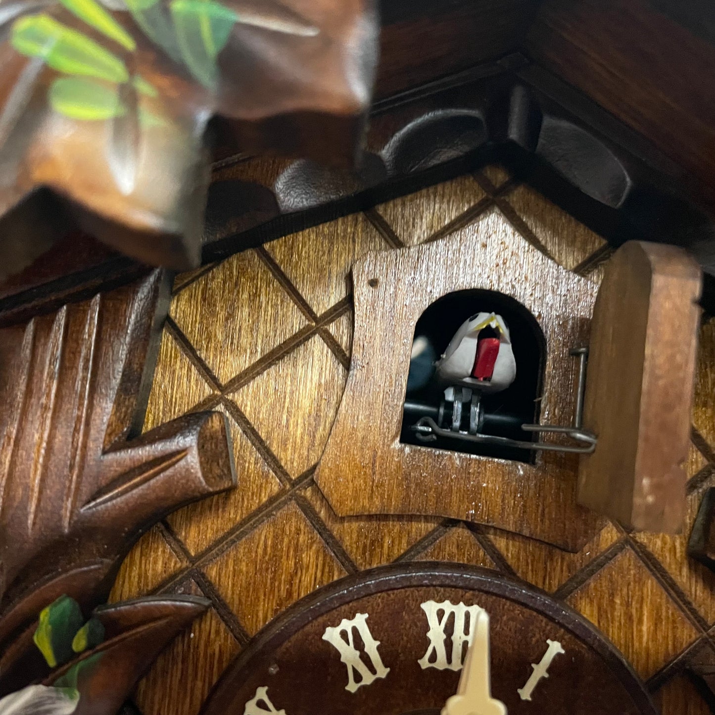Vintage Mechanical 1 Day Black Forest Germany Cuckoo Clock
