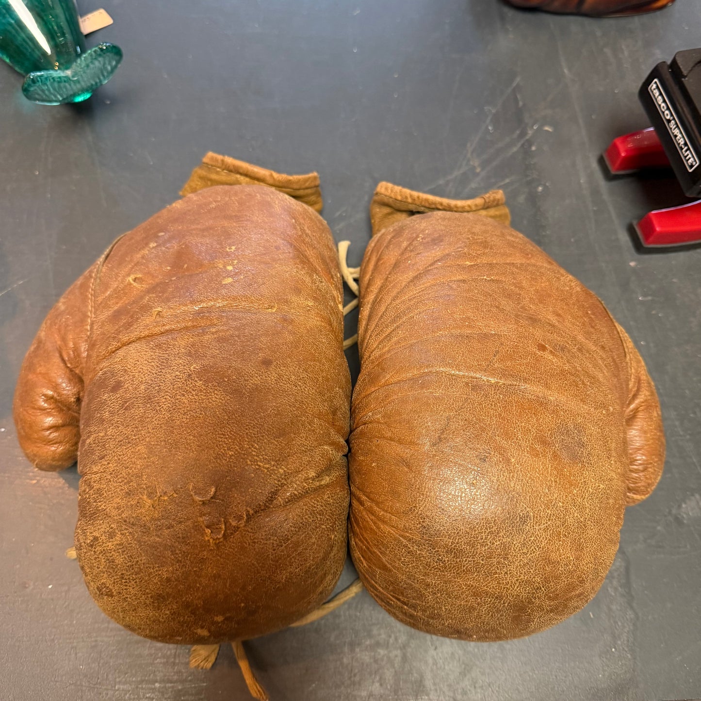 Pair of vintage boxing gloves