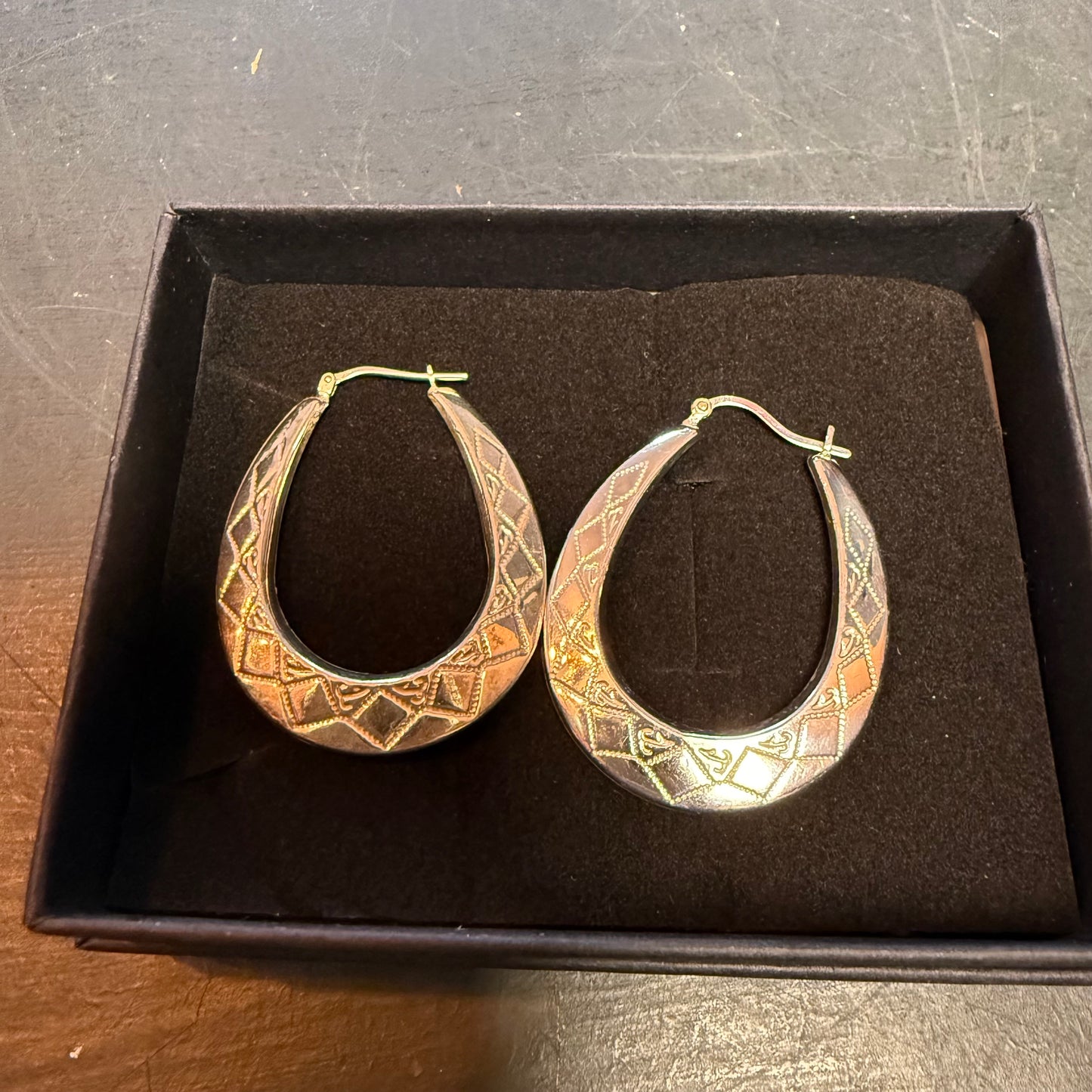 925 silver hoop earrings