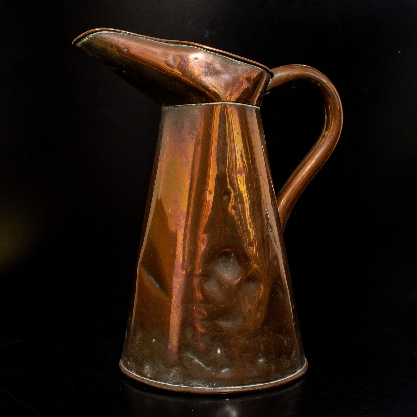 Antique Vintage Copper Pitcher Jug