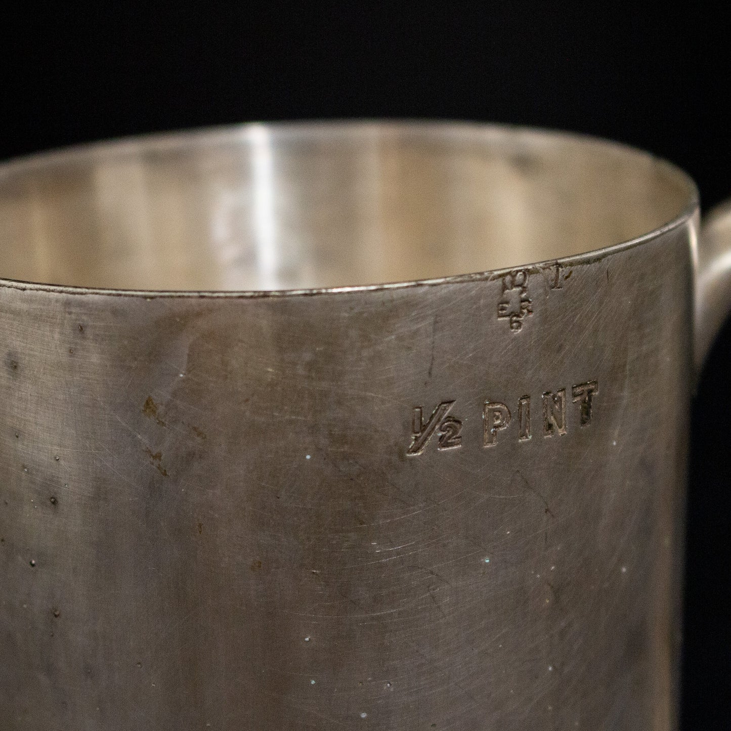 Antique Vintage Elkington & Co Silver Plated Half Pint Tankard