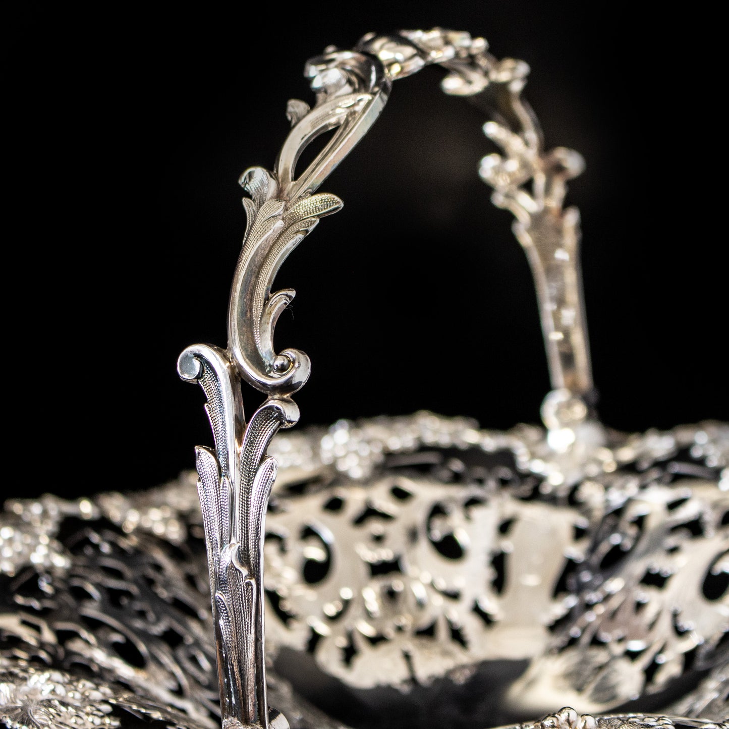 Vintage Silver Plate Fruit Bowl
