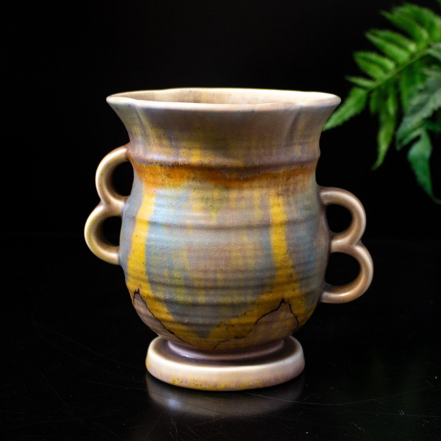 Vintage Loop Handle Vase