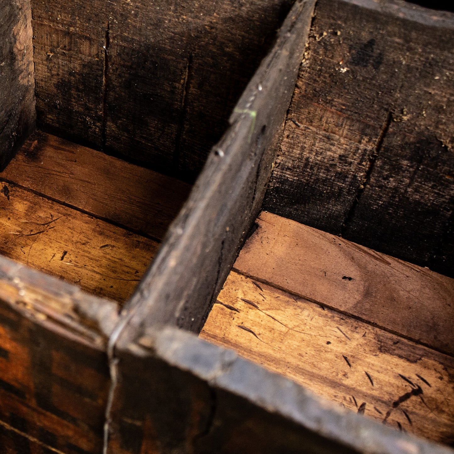 Vintage Antique Greenall Whitley Brewery Wooden Crate