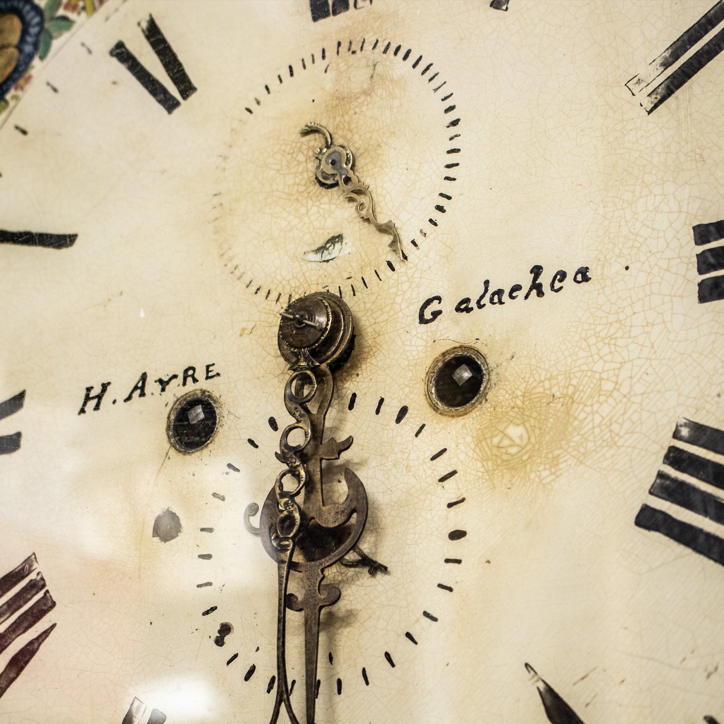 Antique Vintage 8 Day Mechanical Grandfather Clock