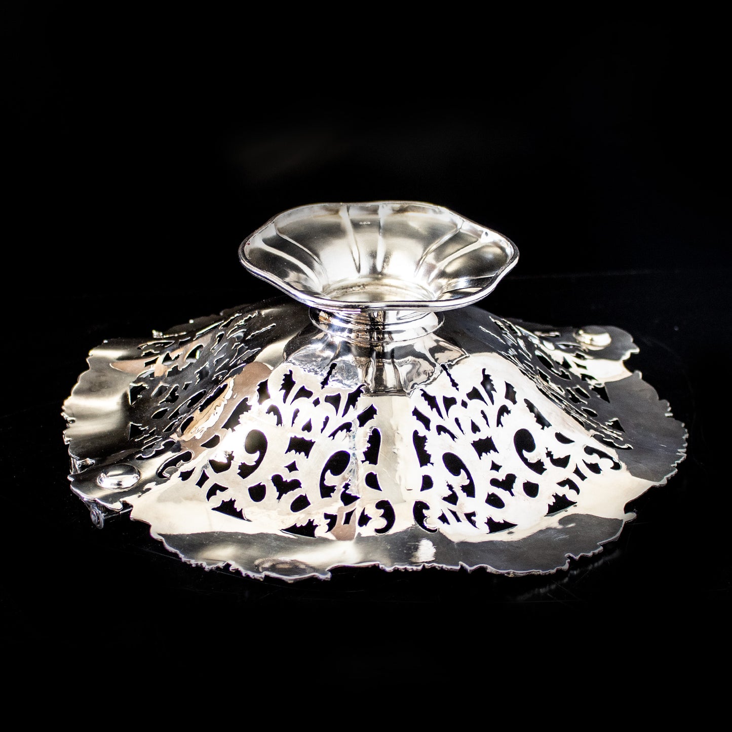 Vintage Silver Plate Fruit Bowl