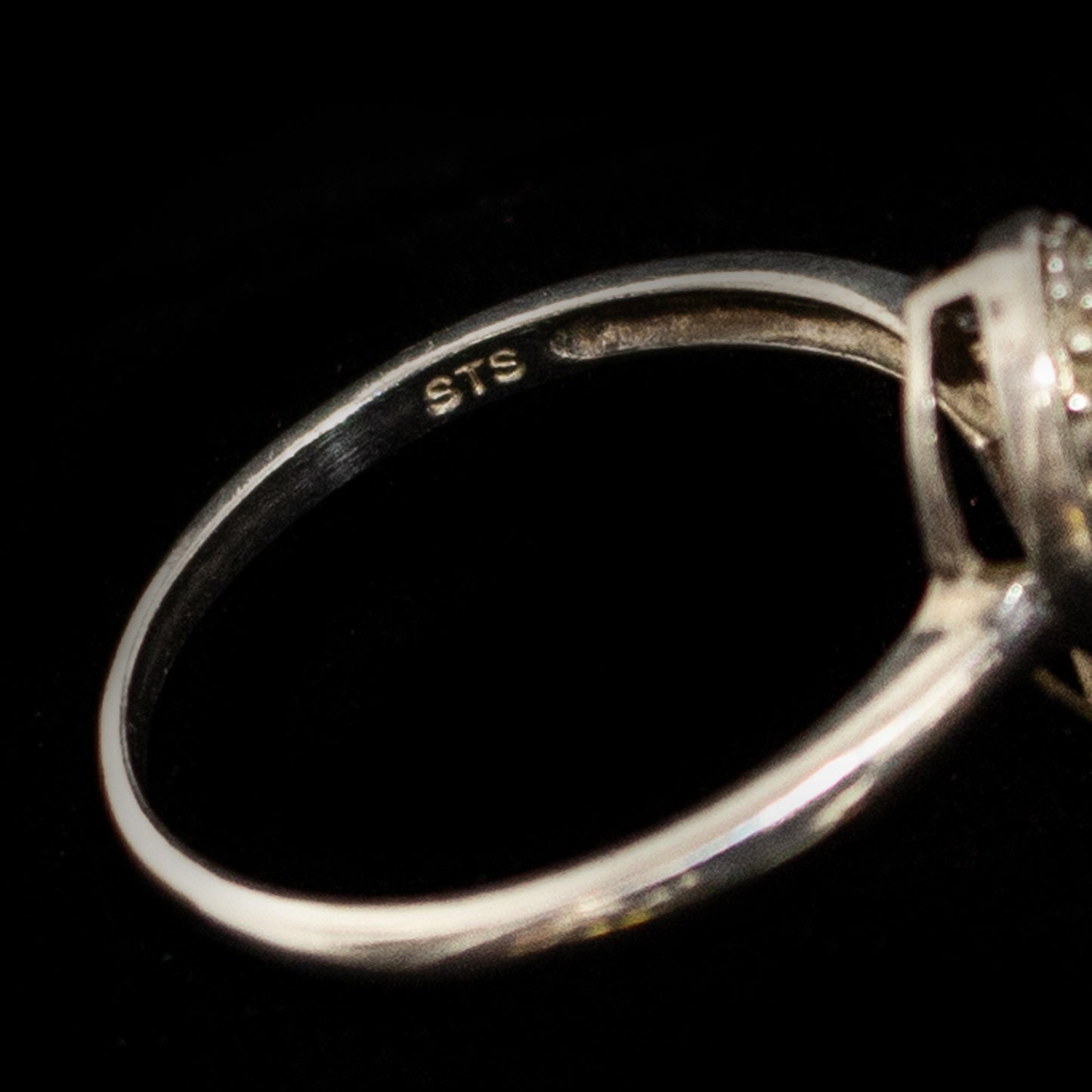 925 Silver Amethyst Ring Size L