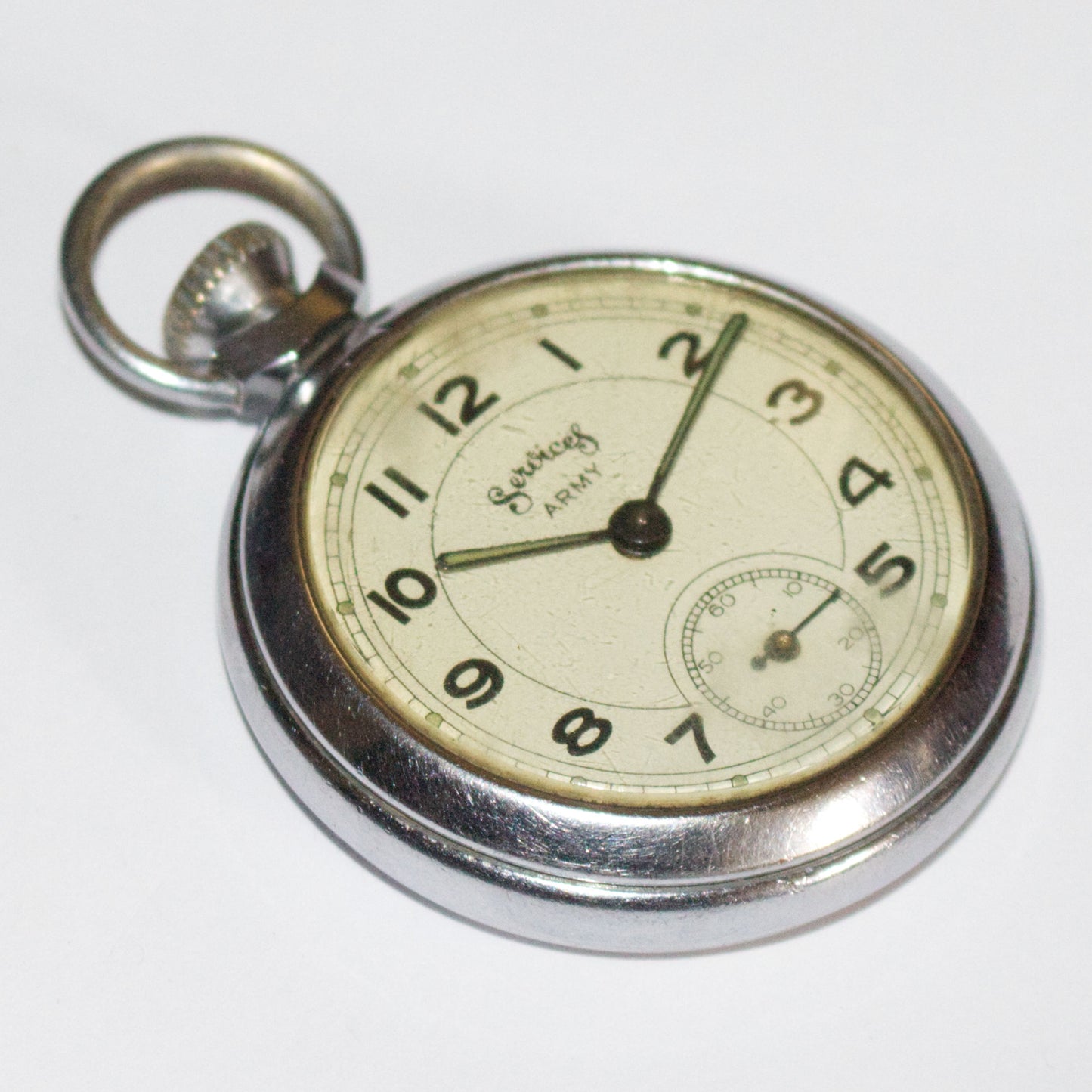 Vintage Services Army Pocket Watch